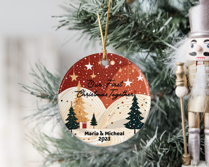 Custom First Christmas Ornament, New House Gifts, Christmas Part Decor, Christmas Family Keepsake Gifts, 2023 Ornament, Unique Cute Ornament