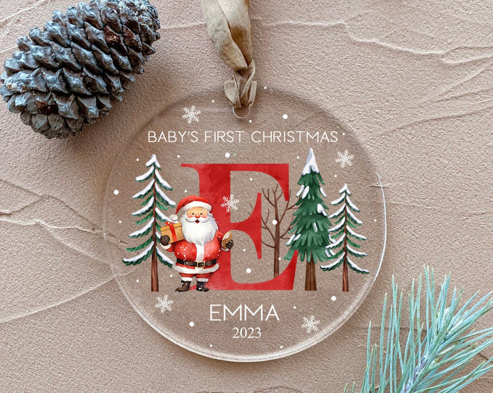 Personalized Baby Name Ornament, Baby First Christmas Ornament, New Baby Ornament,Santa Christmas Ornament, Baby 1st Christmas Ornament 2023