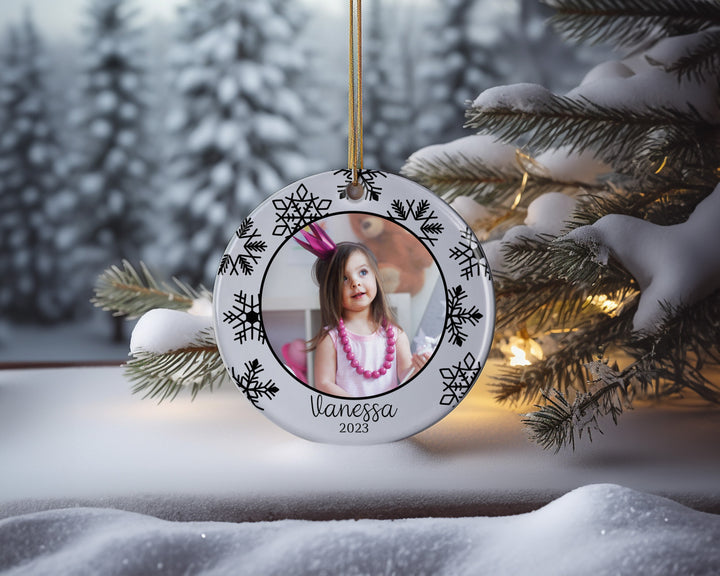 Personalized Photo Kid Ornament, Kids Christmas Gift, Gift For Kid, Kid Gift Ideas, Custom Kid Keepsake Ornament, Christmas Ornament For Kid