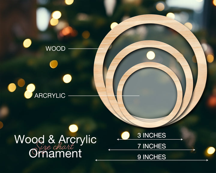 Spectacular Navy and Gold 3D look Non-Textured Christmas Tree Origami Ornaments, Two-Sided Acrylic Ornament, Christmas Decoration, Xmas Gift