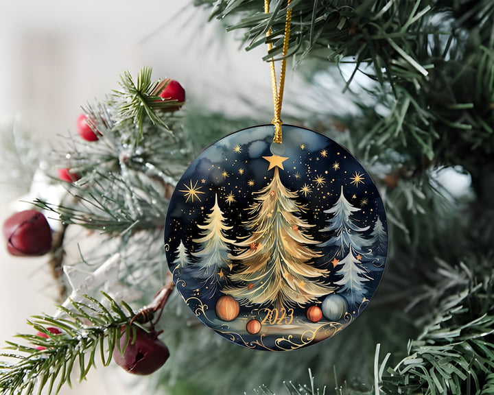 Christmas Lovely Tree Ornament, Christmas Gifts, Xmas Decor, Round Christmas Ornament, Tis The Season, Santa Xmas Gifts