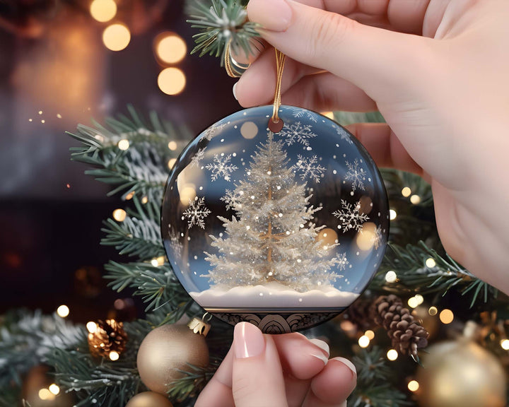 Snow Globe Christmas Ornaments, Christmas Decoration, Holiday Gift Idea, Heirloom Keepsake, Gift Idea 2023, Cute Snowman Ornaments