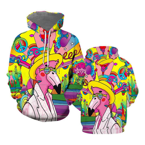 Hippie Flamingo 3D All Over Print | Adult | HP3184