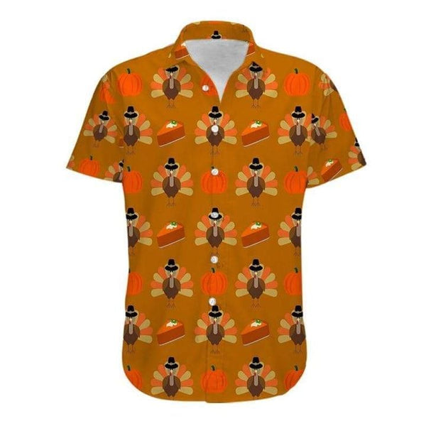 Turkeys Tiramisu Thanksgiving Hawaiian Shirt | HW3379