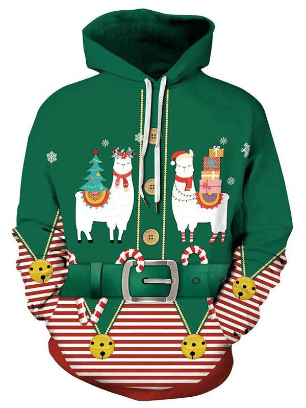 Llama Christmas 3D All Over Print | Adult | HP3110