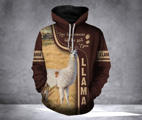 Llama Wild 3D All Over Print | Adult | HP3108