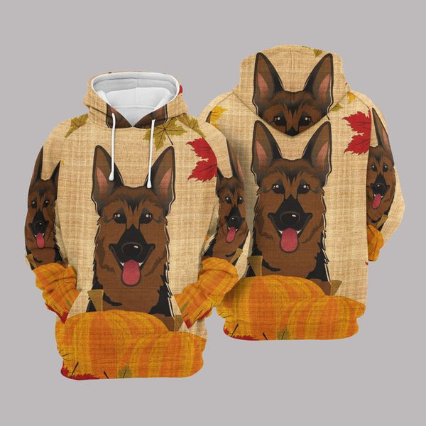 German Shepherd Dog Thanksgiving 3D All Over Print | Adult | HP3081