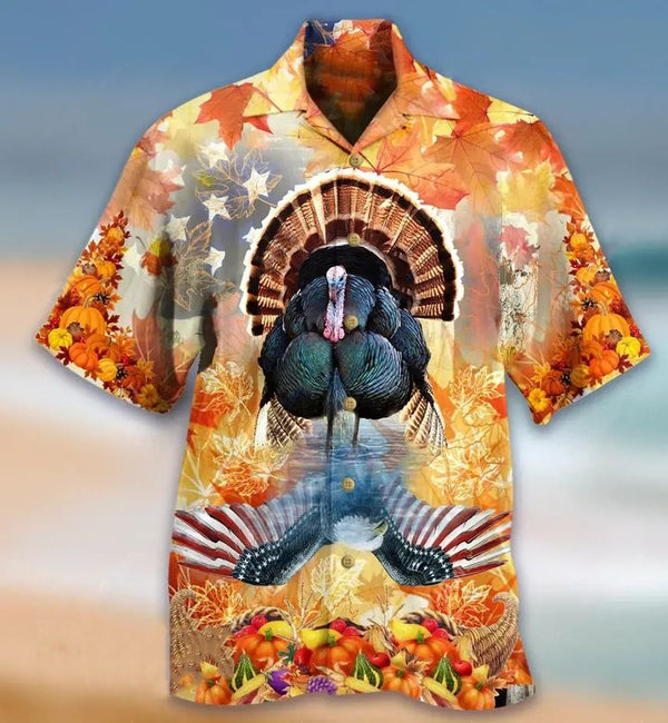Happy Thanksgiving Tuckey Hawaiian Shirt | HW3367