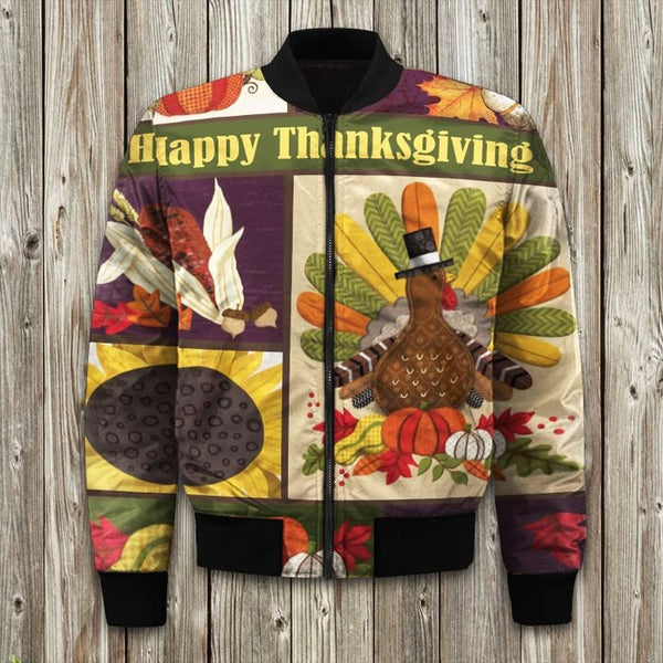 Happy Thanksgiving Sunflower 3D All Over Print | Adult | HP3079