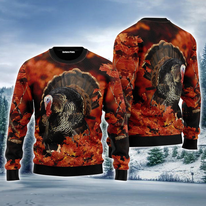 Wild Turkey Ugly Sweater For Men & Women, Perfect Outfit For Christmas New Year Autumn Winter